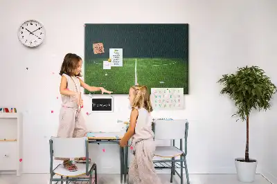 Kurk prikbord Voetbalveld