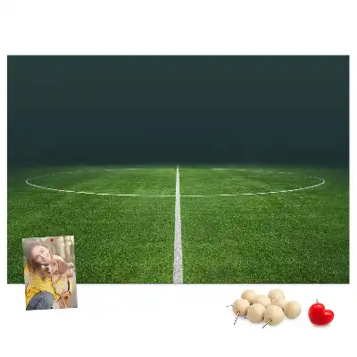 Kurk prikbord Voetbalveld