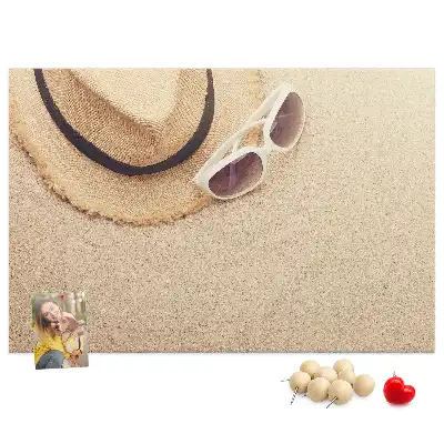 Memobord van kurk Vakantiereis