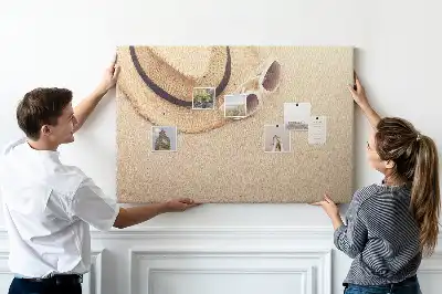 Memobord van kurk Vakantiereis