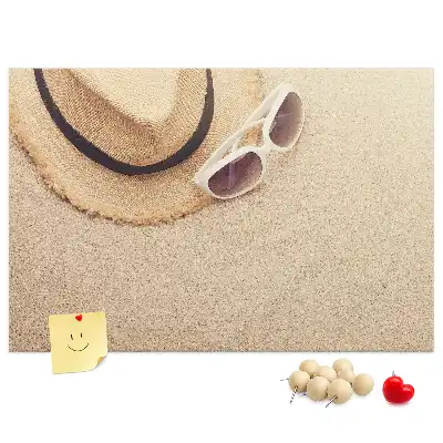 Memobord van kurk Vakantiereis