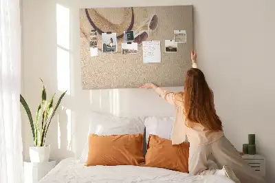 Memobord van kurk Vakantiereis