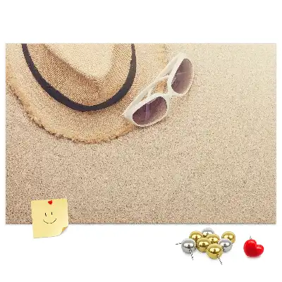 Memobord van kurk Vakantiereis