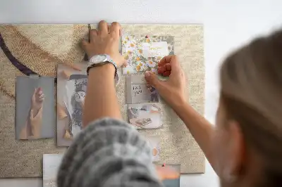 Memobord van kurk Vakantiereis