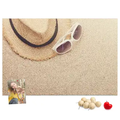 Memobord van kurk Vakantiereis