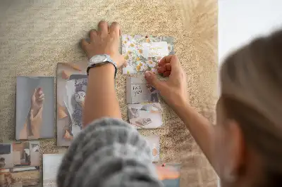 Kurk prikbord Palmbladeren