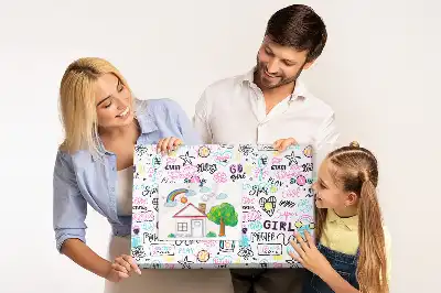 Memobord van kurk Krabbelpatroon