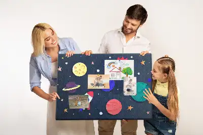 Memobord van kurk Kinderkosmos