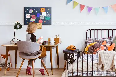 Memobord van kurk Kinderkosmos