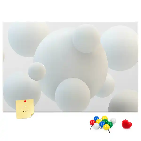 Kurk prikbord Ballen abstractie