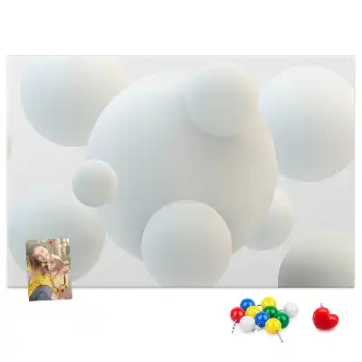 Kurk prikbord Ballen abstractie