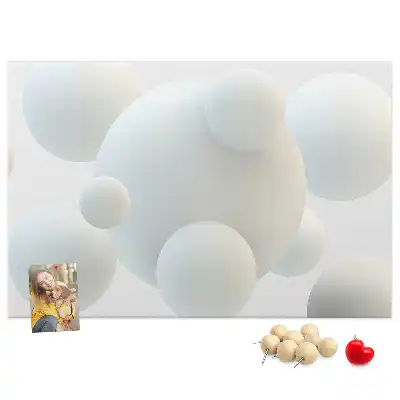 Kurk prikbord Ballen abstractie