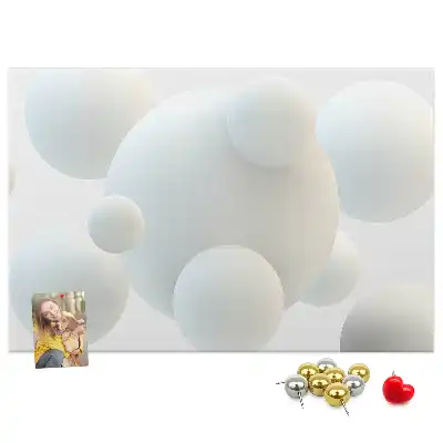 Kurk prikbord Ballen abstractie