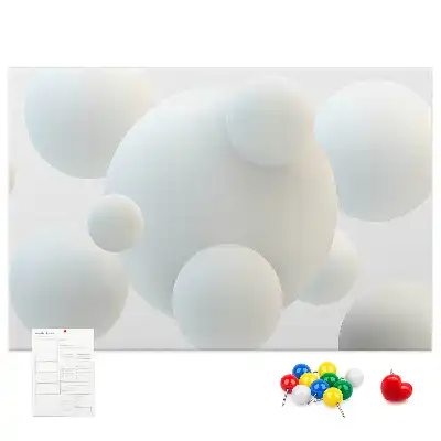 Kurk prikbord Ballen abstractie