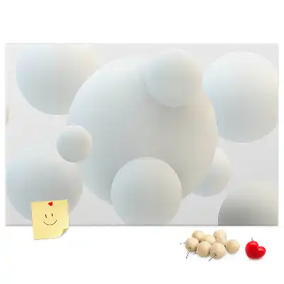 Kurk prikbord Ballen abstractie