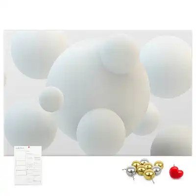 Kurk prikbord Ballen abstractie