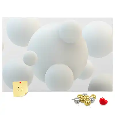 Kurk prikbord Ballen abstractie