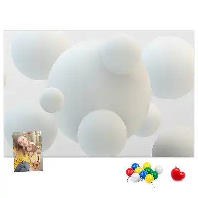 Kurk prikbord Ballen abstractie