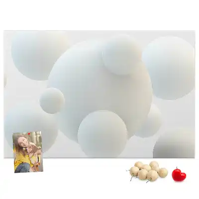 Kurk prikbord Ballen abstractie
