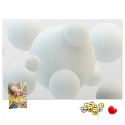 Kurk prikbord Ballen abstractie