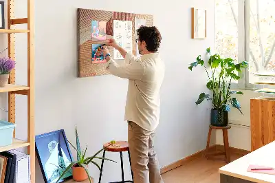 Kurk prikbord Golven abstractie patroon