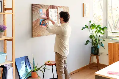 Kurk prikbord Golven abstractie patroon