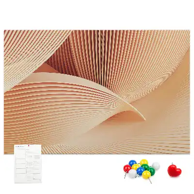 Kurk prikbord Golven abstractie patroon