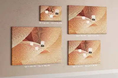 Kurk prikbord Golven abstractie patroon