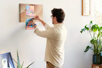 Kurk prikbord Golven abstractie patroon
