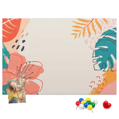 Memobord van kurk Tropische vakantie