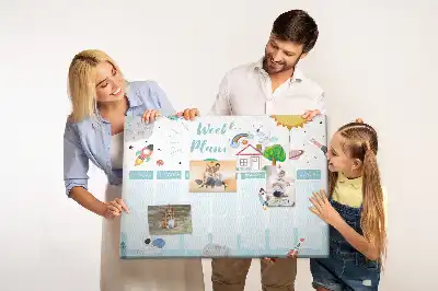 Kurk prikbord Zevendaags takenschema
