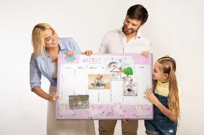 Kurk prikbord Weekplanner voor kinderen