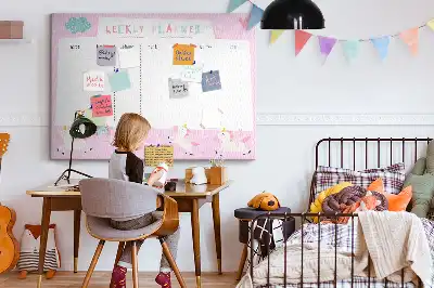 Kurk prikbord Weekplanner voor kinderen