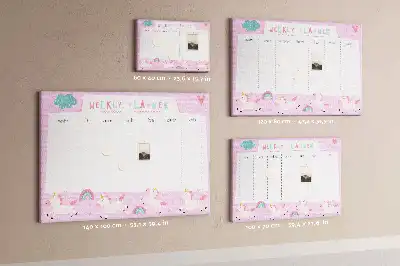 Kurk prikbord Weekplanner voor kinderen