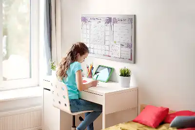 Kurk prikbord Schema voor de hele maand
