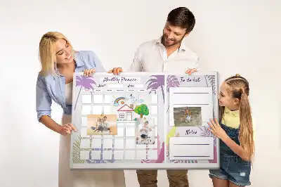Kurk prikbord Schema voor de hele maand