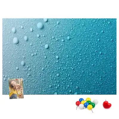 Kurk prikbord Waterdruppels