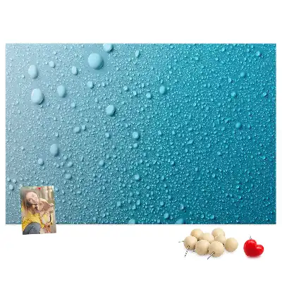 Kurk prikbord Waterdruppels
