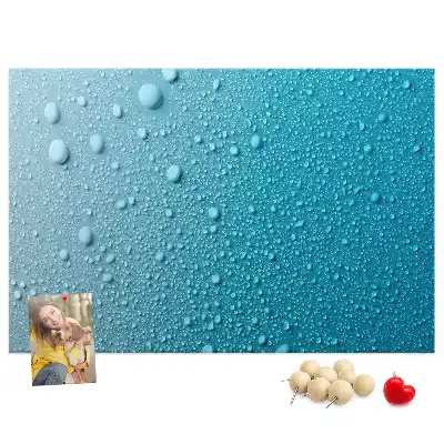 Kurk prikbord Waterdruppels