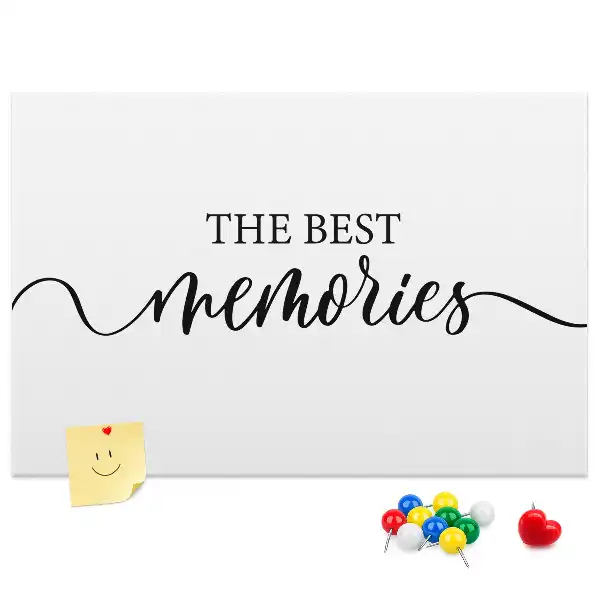 Memobord van kurk Opschrift herinneringen