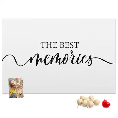 Memobord van kurk Opschrift herinneringen