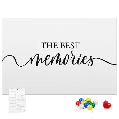Memobord van kurk Opschrift herinneringen