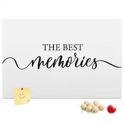 Memobord van kurk Opschrift herinneringen
