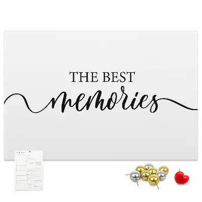 Memobord van kurk Opschrift herinneringen