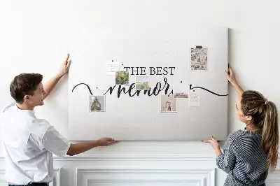 Memobord van kurk Opschrift herinneringen