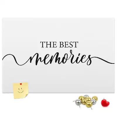 Memobord van kurk Opschrift herinneringen