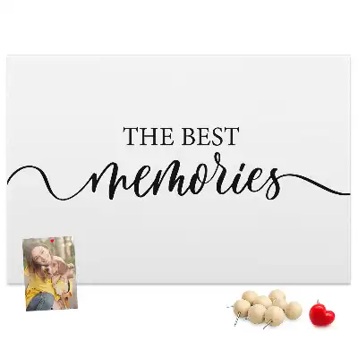 Memobord van kurk Opschrift herinneringen