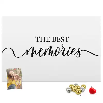 Memobord van kurk Opschrift herinneringen