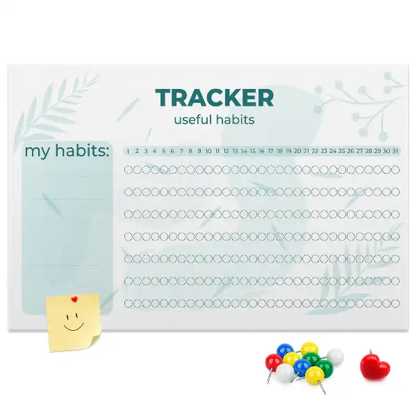 Kurk prikbord Gewoonteplanner