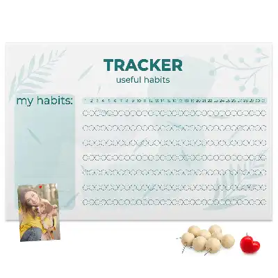 Kurk prikbord Gewoonteplanner
